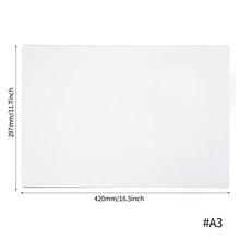 Load image into Gallery viewer, A3/A4 Size Magnetic Whiteboard Dry Erase White Boards Soft Home Office Kitchen Flexible Pad Fridge Stickers Memo Message Board
