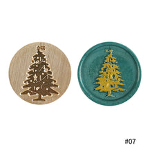 Load image into Gallery viewer, 25mm Merry Christmas Wax Seal Stamps Santa Claus Deer Gift Snowman Sealing Stamp Head For Xmas Scrapbooking
