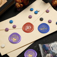 Load image into Gallery viewer, 25mm Merry Christmas Wax Seal Stamps Santa Claus Deer Gift Snowman Sealing Stamp Head For Xmas Scrapbooking

