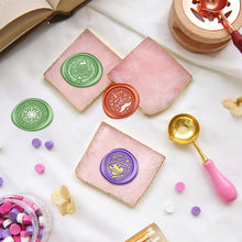 Load image into Gallery viewer, 25mm Merry Christmas Wax Seal Stamps Santa Claus Deer Gift Snowman Sealing Stamp Head For Xmas Scrapbooking
