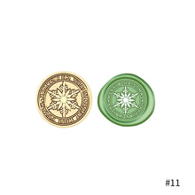 Load image into Gallery viewer, 25mm Merry Christmas Wax Seal Stamps Santa Claus Deer Gift Snowman Sealing Stamp Head For Xmas Scrapbooking
