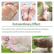 Load image into Gallery viewer, 2Pcs=1Pair Aloe Peeling Foot Mask Feet Mask Exfoliating Socks for Pedicure Cutin Removal Anti Crack Heel Remove Skin Foot Patch
