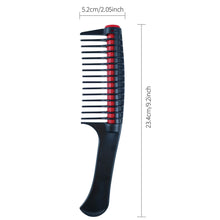 Load image into Gallery viewer, Anti Anti Splicing &amp; Detangling Big Tooth Roller Comb Dyeing Hair Style Waxing Style Oil Treatment Comb Hair Salon Hair Comb
