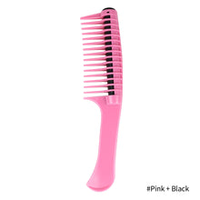 Load image into Gallery viewer, Anti Anti Splicing &amp; Detangling Big Tooth Roller Comb Dyeing Hair Style Waxing Style Oil Treatment Comb Hair Salon Hair Comb
