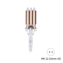 Load image into Gallery viewer, Professional Hair Tools Curling Iron Egg Roll Head Curling Iron Ceramic Three Bar Curling Iron Water Corrugated Iron Hair Tools
