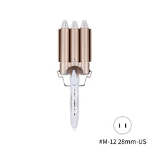 Load image into Gallery viewer, Professional Hair Tools Curling Iron Egg Roll Head Curling Iron Ceramic Three Bar Curling Iron Water Corrugated Iron Hair Tools

