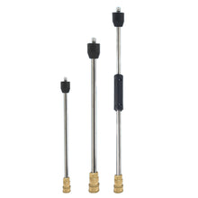 Load image into Gallery viewer, 15cm/35cm/50cm Extension Wand For High Pressure Wash Gun With M14 Thread Or 1/4 Quick Connection Extension Rod Car Wash Accessory
