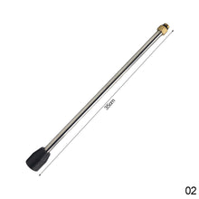 Load image into Gallery viewer, 15cm/35cm/50cm Extension Wand For High Pressure Wash Gun With M14 Thread Or 1/4 Quick Connection Extension Rod Car Wash Accessory
