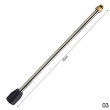 Load image into Gallery viewer, 15cm/35cm/50cm Extension Wand For High Pressure Wash Gun With M14 Thread Or 1/4 Quick Connection Extension Rod Car Wash Accessory
