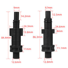 Load image into Gallery viewer, Pressure Washer Male Adapter G1/4" Quick Release Connector Nozzle for Karcher LAVOR Black Decker Bosch Parkside Car Cleaning Machine
