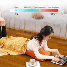 Load image into Gallery viewer, 220V Winter Heating Foot Mat Electric Heating Pad Warm Feet Heater Office Home Pet Warm Pad Floor Electric Heater PVC Heat Conduction Leather

