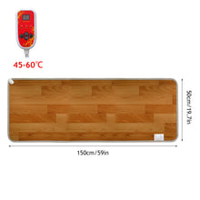 Load image into Gallery viewer, 220V Winter Heating Foot Mat Electric Heating Pad Warm Feet Heater Office Home Pet Warm Pad Floor Electric Heater PVC Heat Conduction Leather
