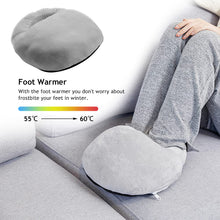 Load image into Gallery viewer, Winter Warm Electric Foot Warmer Heater Office Heating Slippers USB Charging Power Saving Warmer Gift for Women Men
