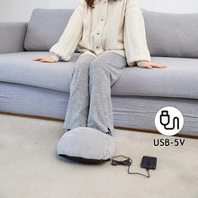 Load image into Gallery viewer, Winter Warm Electric Foot Warmer Heater Office Heating Slippers USB Charging Power Saving Warmer Gift for Women Men
