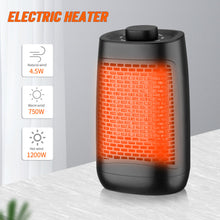 Load image into Gallery viewer, 1200W Electric Heater Portable Fan Heater 220V PTC Ceramic Room Heating Space Air Heater Warmer Machine Quick Heat for Winter
