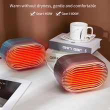 Load image into Gallery viewer, 800W 220V Electric Heater PTC Heating Hand Foot Warm Household Fan Heater Room Heating Space Heater Warmer Machine Quick Heat for Winter
