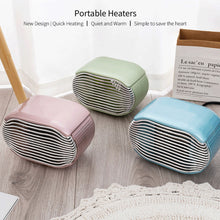 Load image into Gallery viewer, 800W 220V Electric Heater PTC Heating Hand Foot Warm Household Fan Heater Room Heating Space Heater Warmer Machine Quick Heat for Winter
