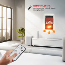 Load image into Gallery viewer, 500W Simulation Flame Stove Heater Fan Household Electric Heater Plug in Indoor Heating Warmer Machine for Winter Safe Office Living Room

