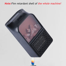 Load image into Gallery viewer, 500W Simulation Flame Stove Heater Fan Household Electric Heater Plug in Indoor Heating Warmer Machine for Winter Safe Office Living Room
