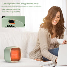 Load image into Gallery viewer, 1000W Personal Mini Heater Safe Quiet Office PTC Heating Desktop Electric Heater 220V Air Warmer Winter Household Appliances For Indoor Use
