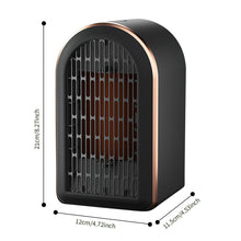 Load image into Gallery viewer, 1200W Electric Fan Desk Heater Desktop Household Portable Electric Heater Stove PTC Radiator Warmer Machine For Winter Home Appliances
