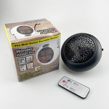 Load image into Gallery viewer, 900W Portable Electric Heater Mini Wall Mount Home Office Warm Air Heater Warmer Fan Silent Remote Fast Heat Thermostat
