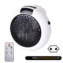 Load image into Gallery viewer, 900W Portable Electric Heater Mini Wall Mount Home Office Warm Air Heater Warmer Fan Silent Remote Fast Heat Thermostat
