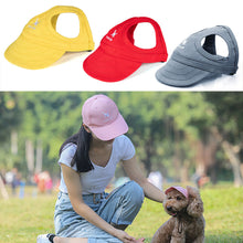 Load image into Gallery viewer, Pet Dog Cap Small Puppy Pets Solid Oxford Cap Dog Baseball Visor Hat Outdoor Accessories Sun Bonnet Cap For Teddy Chihuahua
