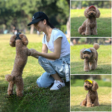 Load image into Gallery viewer, Pet Dog Cap Small Puppy Pets Solid Oxford Cap Dog Baseball Visor Hat Outdoor Accessories Sun Bonnet Cap For Teddy Chihuahua
