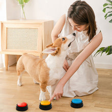 Load image into Gallery viewer, Pet Sound Box Recordable Talking Button Cat Voice Recorder Talking Toy For Pet Communication Training Tool Squeeze Box Dog Toys
