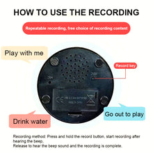Load image into Gallery viewer, Pet Sound Box Recordable Talking Button Cat Voice Recorder Talking Toy For Pet Communication Training Tool Squeeze Box Dog Toys
