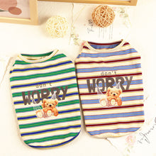 Load image into Gallery viewer, Cartoon Bear Dog Clothes Cat Vest Pet Clothing Dogs Small Costume Animal French Bulldog Print Cute Sweater Shirt
