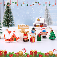 Load image into Gallery viewer, Cute Snowman Santa Decor Figure Craft Ornament Micro Landscape Kawaii Desk Car Interior Accessories Home Decoration Kids Gift
