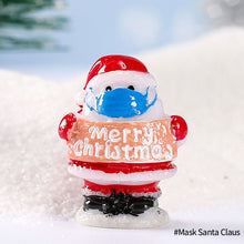 Load image into Gallery viewer, Cute Snowman Santa Decor Figure Craft Ornament Micro Landscape Kawaii Desk Car Interior Accessories Home Decoration Kids Gift
