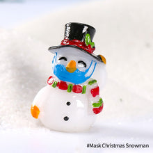 Load image into Gallery viewer, Cute Snowman Santa Decor Figure Craft Ornament Micro Landscape Kawaii Desk Car Interior Accessories Home Decoration Kids Gift
