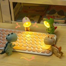 Load image into Gallery viewer, Mini Cute Dinosaur Shape Led Night Lights Folding Desk Lamp Adjustable Kids Bedroom Bedside Decoration Home Room Decor

