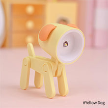 Load image into Gallery viewer, Mini Cute Dog Deer Shape Led Night Lights Folding Desk Lamp Adjustable Kids Bedroom Bedside Decoration Home Room Decor
