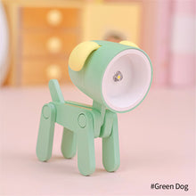 Load image into Gallery viewer, Mini Cute Dog Deer Shape Led Night Lights Folding Desk Lamp Adjustable Kids Bedroom Bedside Decoration Home Room Decor
