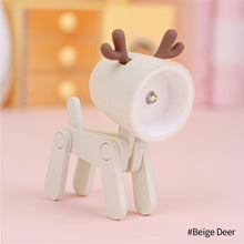 Load image into Gallery viewer, Mini Cute Dog Deer Shape Led Night Lights Folding Desk Lamp Adjustable Kids Bedroom Bedside Decoration Home Room Decor
