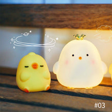 Load image into Gallery viewer, Vinyl Night Light Bedroom Decor Lights Button Battery Powered Cartoon Animal Lamps Xmas Christmas Decorations for Home Bedroom Birthday Wedding Kids Gifts
