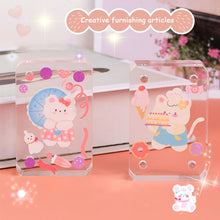 Load image into Gallery viewer, Transparent Acrylic Picture Photo Frame Magnetic Photocard Holder Poster Display Stand DIY Desktop Decoration Ornament
