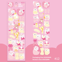 Load image into Gallery viewer, Korean Style Personality Hand Account Cute Cartoon Laser Waterproof Stickers Guka DIY Material Girls Children's Toys Kawaii Gift
