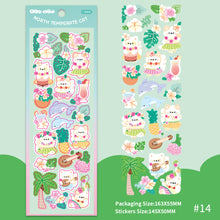 Load image into Gallery viewer, Korean Style Personality Hand Account Cute Cartoon Laser Waterproof Stickers Guka DIY Material Girls Children's Toys Kawaii Gift
