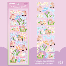 Load image into Gallery viewer, Korean Style Personality Hand Account Cute Cartoon Laser Waterproof Stickers Guka DIY Material Girls Children's Toys Kawaii Gift
