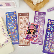 Load image into Gallery viewer, Korean Style Personality Hand Account Cute Cartoon Laser Waterproof Stickers Guka DIY Material Girls Children's Toys Kawaii Gift
