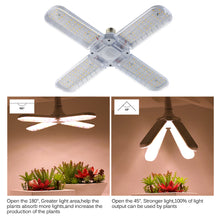 Load image into Gallery viewer, 24W 36W 48W Foldable LED Grow Light Full Spectrum E27 110 220V Plant Growing Light Phytolamp Bulb For Indoor Plants Flower Seedling
