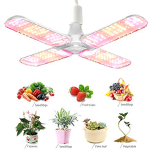 Load image into Gallery viewer, 24W 36W 48W Foldable LED Grow Light Full Spectrum E27 110 220V Plant Growing Light Phytolamp Bulb For Indoor Plants Flower Seedling
