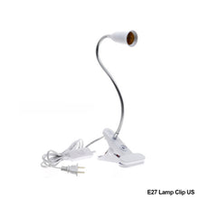 Load image into Gallery viewer, E27 Bulb Socket Lamp Base US EU Plug Plant Growing Lamp Hanging Holder Extension Cable
