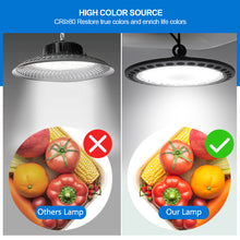 Load image into Gallery viewer, 100W 150W 200W UFO LED High Bay Light AC220V Waterproof Warehouse Garage Light Super Bright Commercial Industrial Lighting
