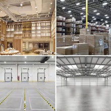 Load image into Gallery viewer, 100W 150W 200W UFO LED High Bay Light AC220V Waterproof Warehouse Garage Light Super Bright Commercial Industrial Lighting
